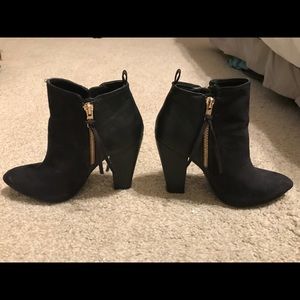 Black Heeled Booties